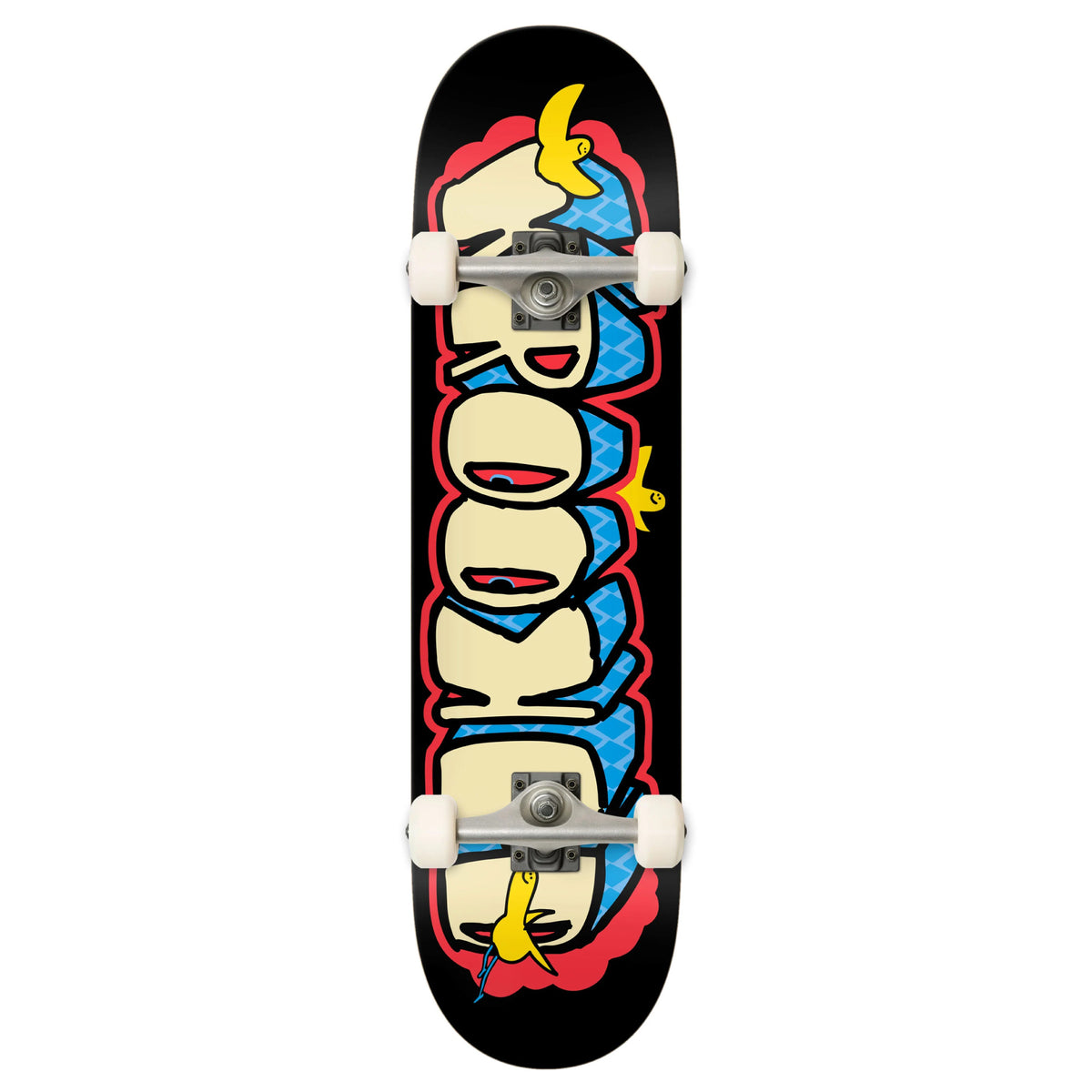 Krooked Inflated Complete Skateboard Black 8.25"