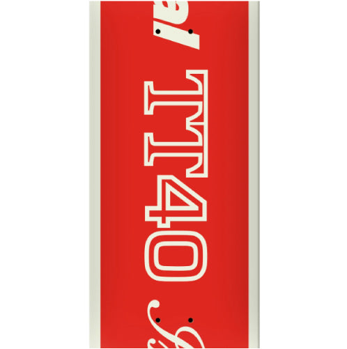 Real Ishod Shape Code Twin Tail Skateboard Deck 8.5" bottom close