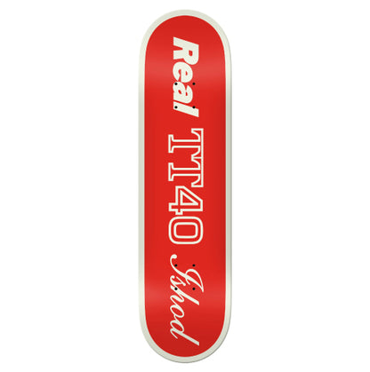 Real Ishod Shape Code Twin Tail Skateboard Deck 8.5" full bottom