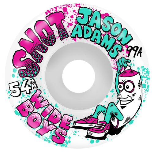 Snot Wide Boys Jason Adams Wheels White 54MM 99A