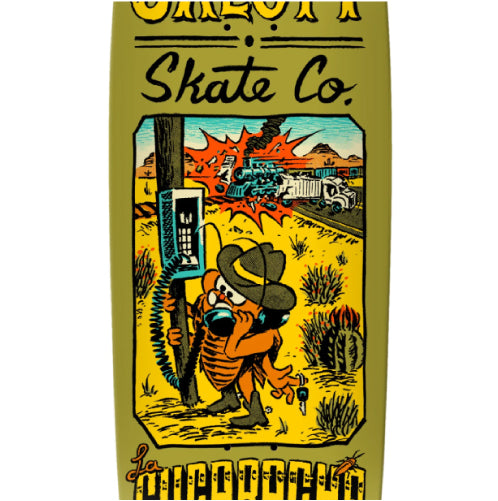 Antihero Jalopi Cucaracha Skateboard Deck 9.69" graphic