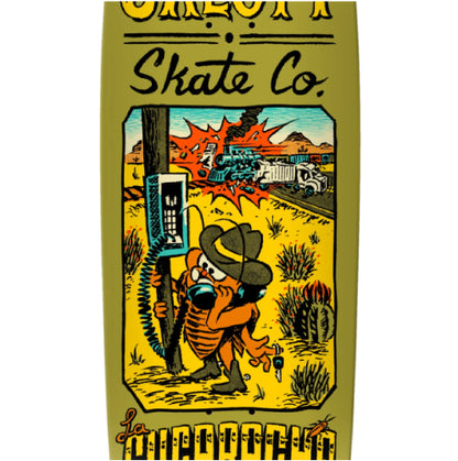 Antihero Jalopi Cucaracha Skateboard Deck 9.69" graphic