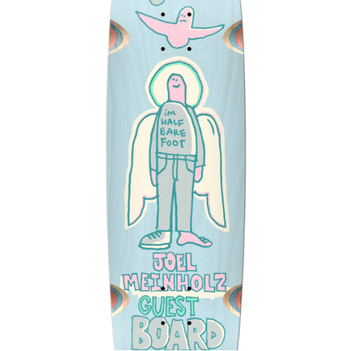 Krooked Jojel Guest Zig Zagger Skateboard Deck 8.62" graphic