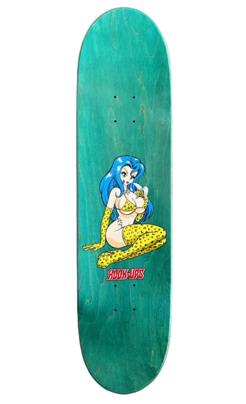 Hook-Ups Jungle Girl Skateboard Deck 8.25" top full