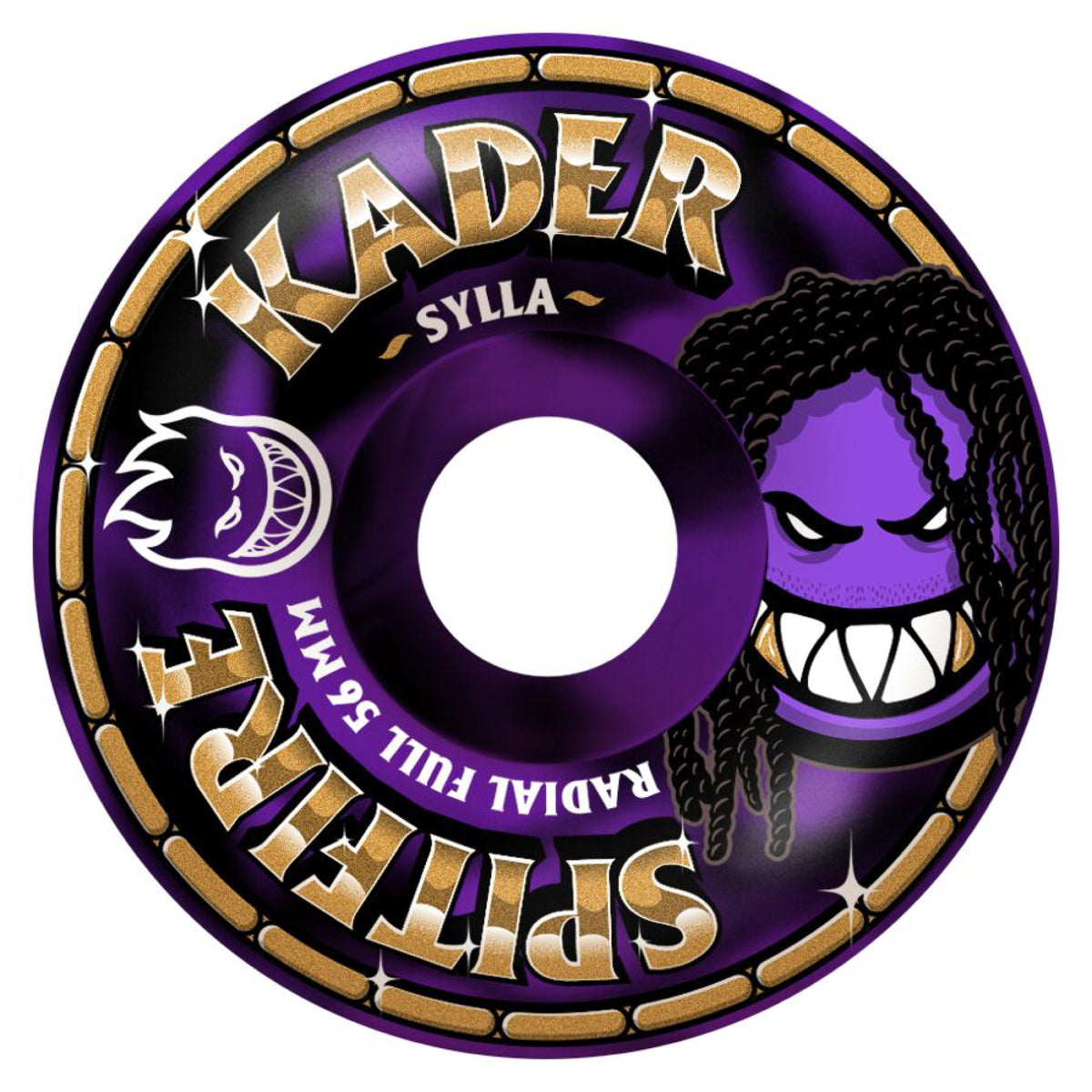 Spitfire F4 Radial Full Wheels Kader Rolly 99D 56mm