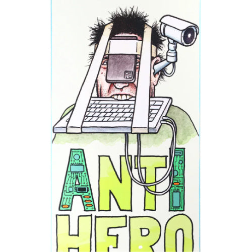 Antihero Kanfoush Anti-Intelligence Skateboard Deck 8.4"