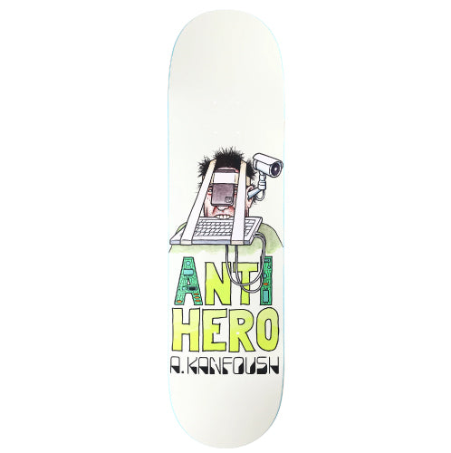 Antihero Kanfoush Anti-Intelligence Skateboard Deck 8.4"