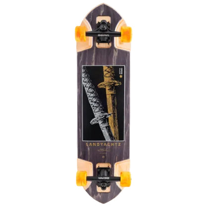 Landyachtz Katana Black 34" full bottom