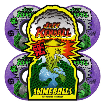 Santa Cruz OG Slime Balls Kendall End of the World Skateboard Wheels 60MM 78A set