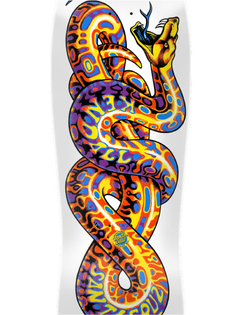 Santa Cruz Kendall Snake Reissue Skateboard Deck 9.975" graphic close