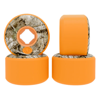 OJ X Realtree APX Keyframe 2 Wheels Orange 56MM 92A set