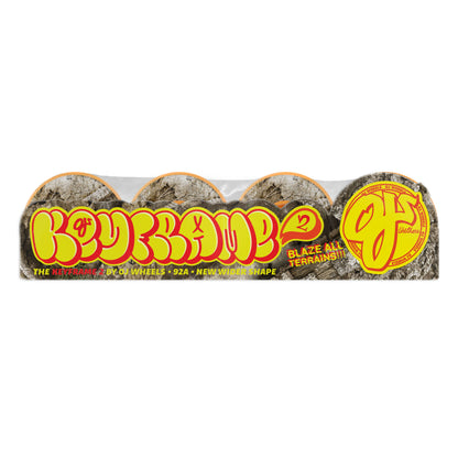 OJ X Realtree APX Keyframe 2 Wheels Orange 56MM 92A packaged
