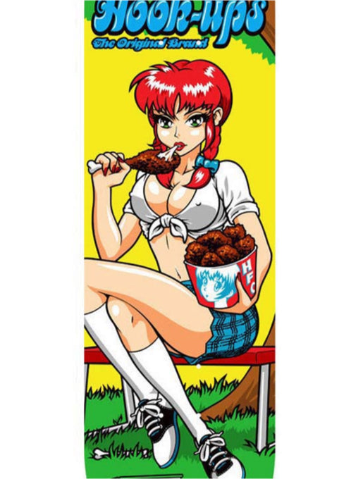 Hook-Ups KFC School Girl Skateboard Deck 8.25" close