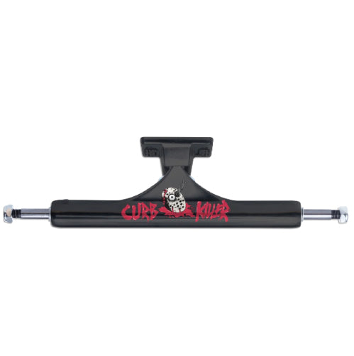 Slappy ST1 Inverted Curb Killer II Hollow Matte Black Trucks (Set of 2) hanger graphic