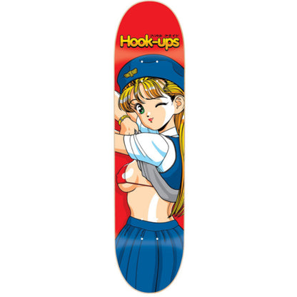 Hook-Ups Flight Girl Kimiko Skateboard Deck 8.25"