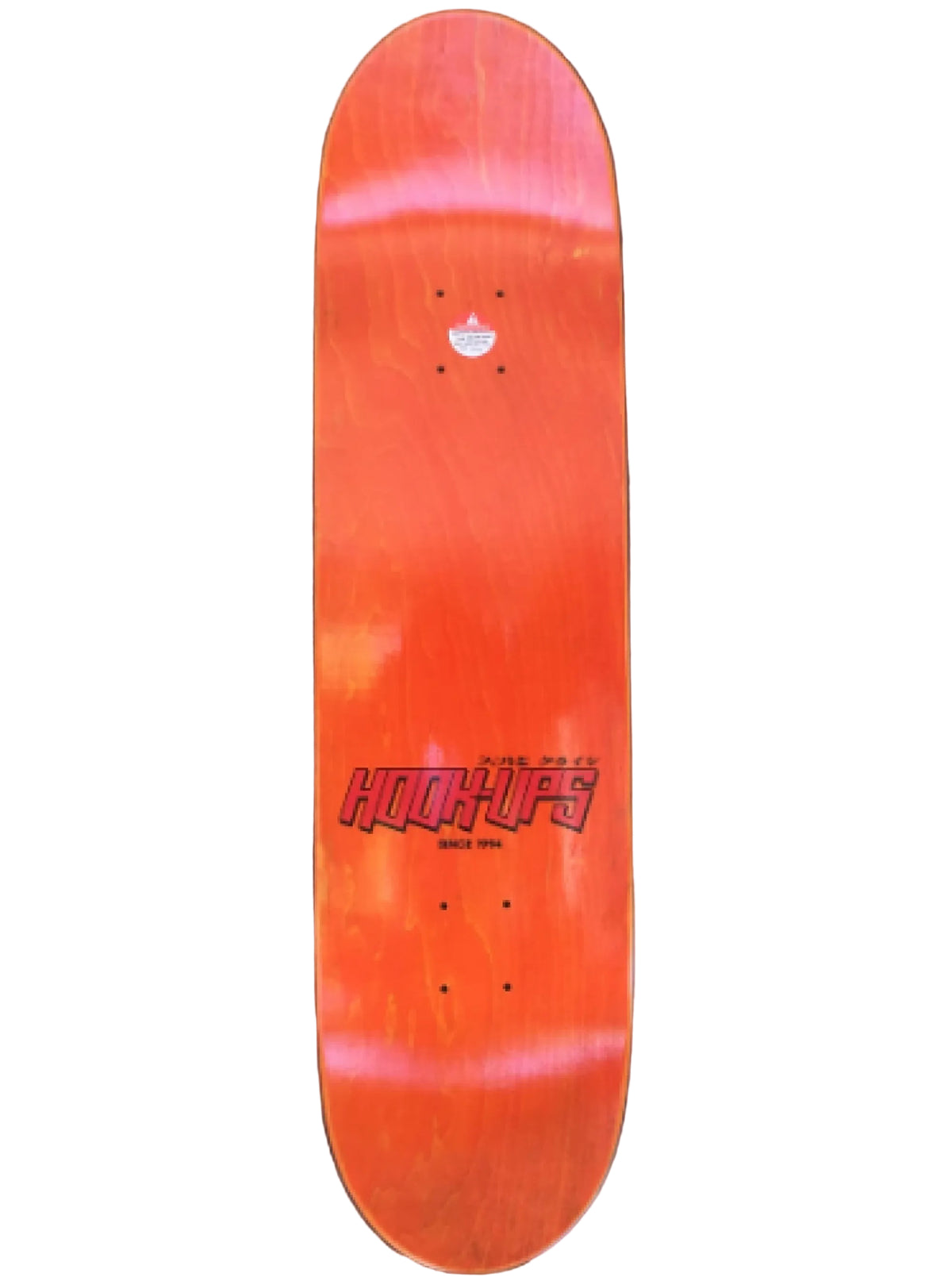 Hook-Ups Flight Girl Kimiko Skateboard Deck 8.25" top