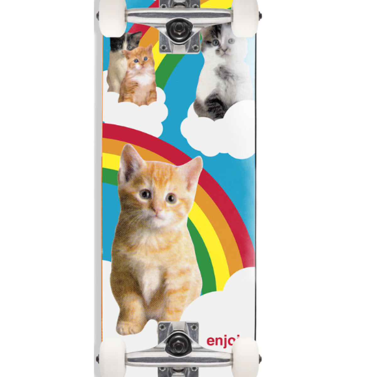 Enjoi Kitten Dreams Complete Skateboard 7.5" graphic