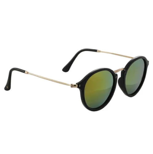 Glassy Klein Polarized Sunglasses - Black/Red Mirror