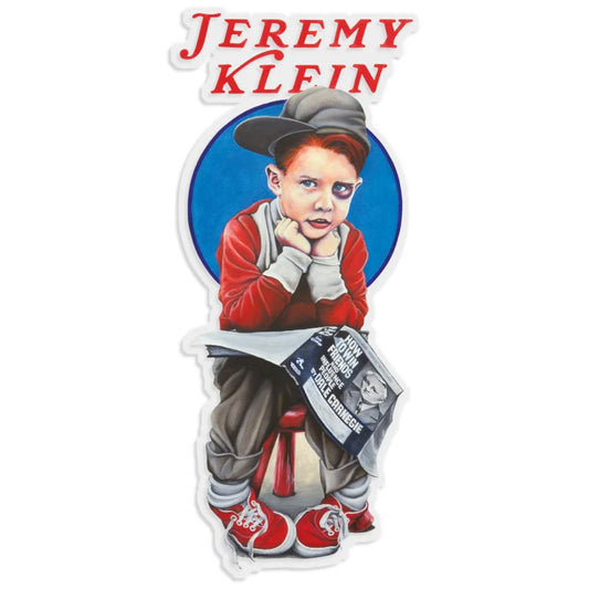 World Industries Jeremy Klein Black Eye Kid Sticker