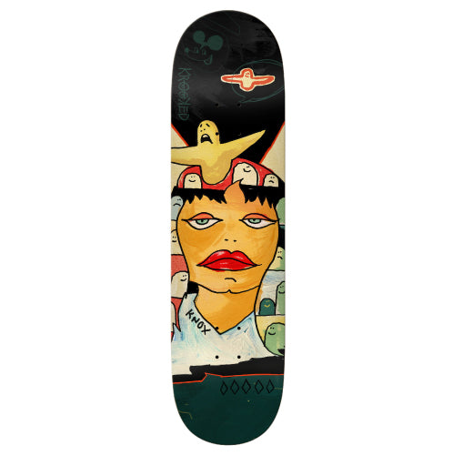 Krooked Knox Three Star Skateboard Deck 8.25"