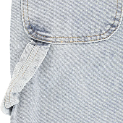 Krooked Koffin Carpenter Pant - Bleached Denim loop