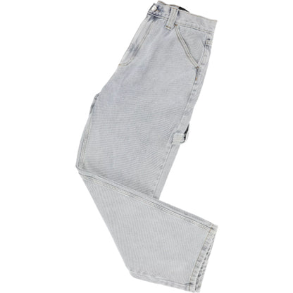 Krooked Koffin Carpenter Pant - Bleached Denim 