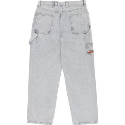 Krooked Koffin Carpenter Pant - Bleached Denim back