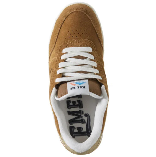 Emerica KSL III Skate Shoe - Brown/Tan top