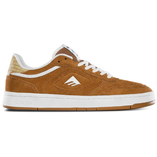 Emerica KSL III Skate Shoe - Brown/Tan outside