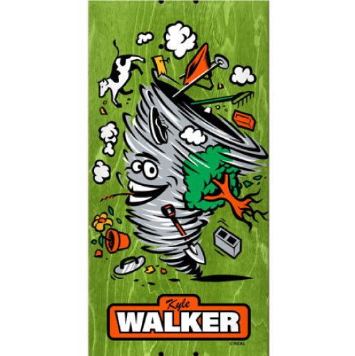 Real Kyle Mascot Easy Riders Skateboard Deck 8.25" graphic