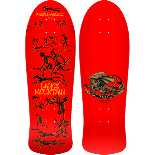 *LIMITED* Powell Peralta Bones Brigade Series 15 LANCE MOUNTAIN Red Deck 9.9"