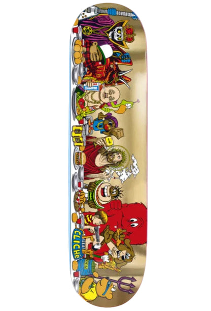 Cliche BLIND BAG Last Supper Golden Ticket Skateboard Deck 8.5" gold foil