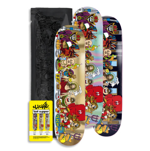 Cliche BLIND BAG Last Supper Golden Ticket Skateboard Deck 8.5"