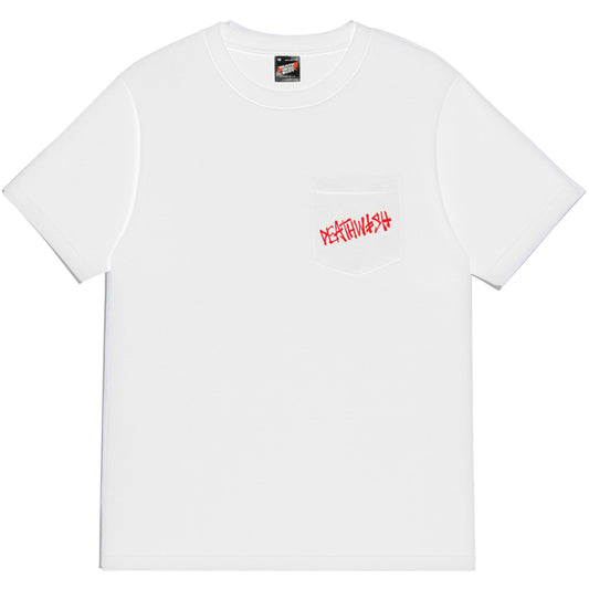 Deathwish Legend Pocket Tee - White front