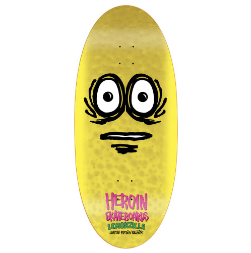 Heroin Lemonzilla Skateboard Deck 13.5" full bottom
