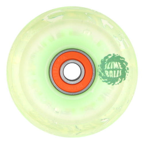 Santa Cruz *Light Ups* OG Slime Balls Jelly Fish Skateboard Wheels GITD 60MM 78A back
