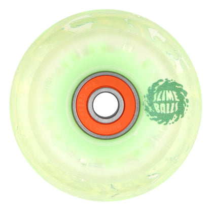 Santa Cruz *Light Ups* OG Slime Balls Jelly Fish Skateboard Wheels GITD 60MM 78A back