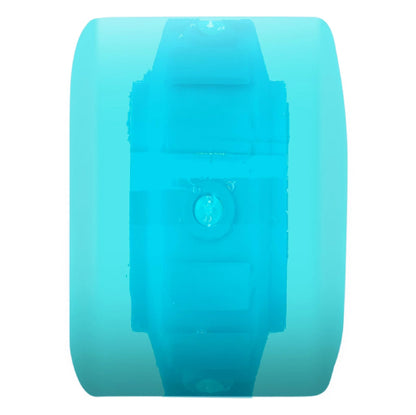 Santa Cruz *Light Ups* OG Slime Balls Skateboard Wheels Transparent Blue 66MM 78A side