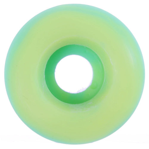 Snot Lil' Wide Boys Wheels Green/Yellow Swirl 50MM 101A