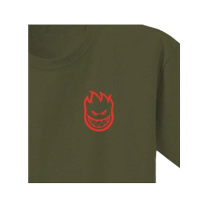 Spitfire Lil Bighead Tee - Green/Red