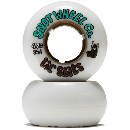 Snot Lil' Shits Wheels White/Brown Core 47MM 85A shape