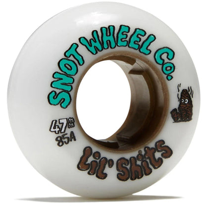 Snot Lil' Shits Wheels White/Brown Core 47MM 85A profile