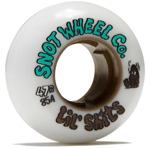 Snot Lil' Shits Wheels White/Brown Core 47MM 85A profile