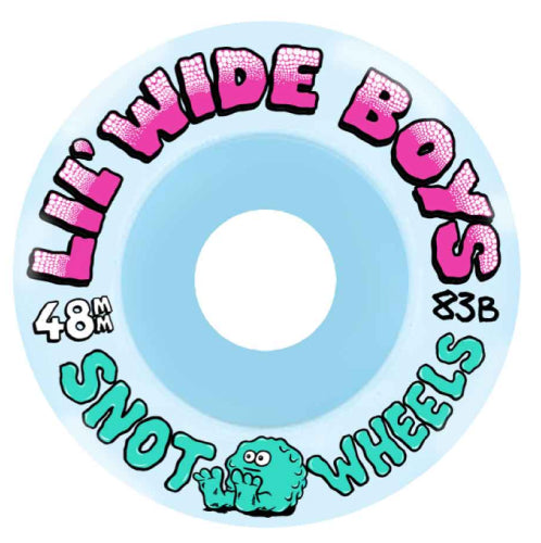 Snot Lil' Wide Boys Wheels Ice Blue 48MM 83B