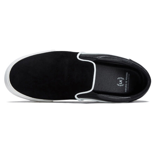 Hours is Yours B1 Lizard King Slip On Skate Shoe - Black Iguana top
