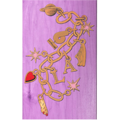 Birdhouse Armanto Chain Skateboard Deck 8.25" graphic