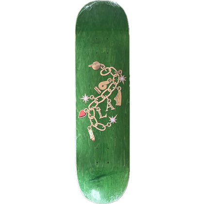 Birdhouse Armanto Chain Skateboard Deck 8.25" green veneer