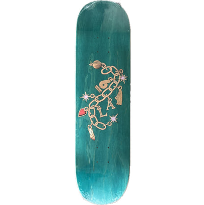 Birdhouse Armanto Chain Skateboard Deck 8.25" teal veneer