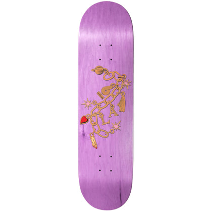 Birdhouse Armanto Chain Skateboard Deck 8.25" lavender veneer