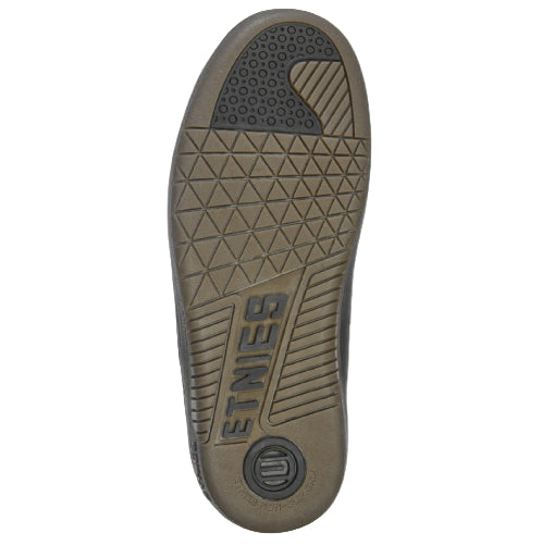 Etnies Locut X Apache Skate Shoe - Black/Grey/Gum sole